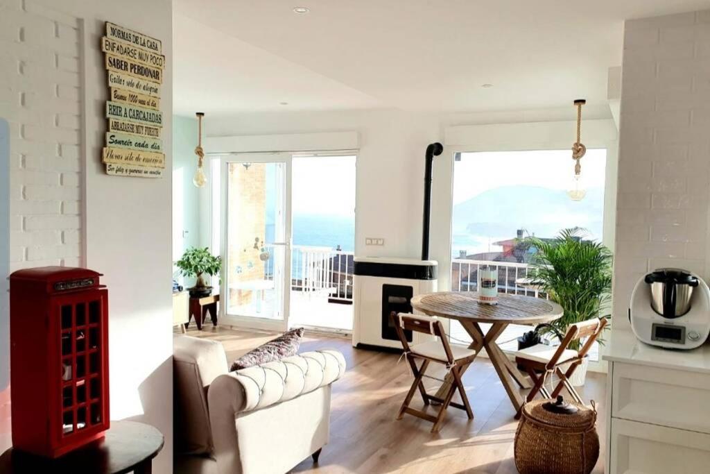 Villa Vistas Al Mar, Urbanizacion Privada Con Piscina De Agua Salada Ajo Exterior foto