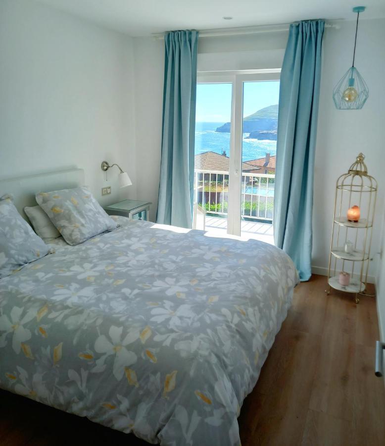Villa Vistas Al Mar, Urbanizacion Privada Con Piscina De Agua Salada Ajo Exterior foto